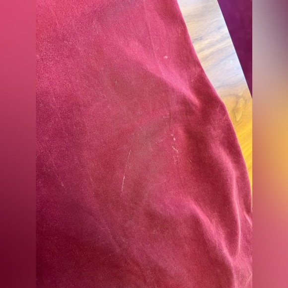 Torrid Stretch Challis Drawcord Trouser - Burgundy - Picture 6 of 8